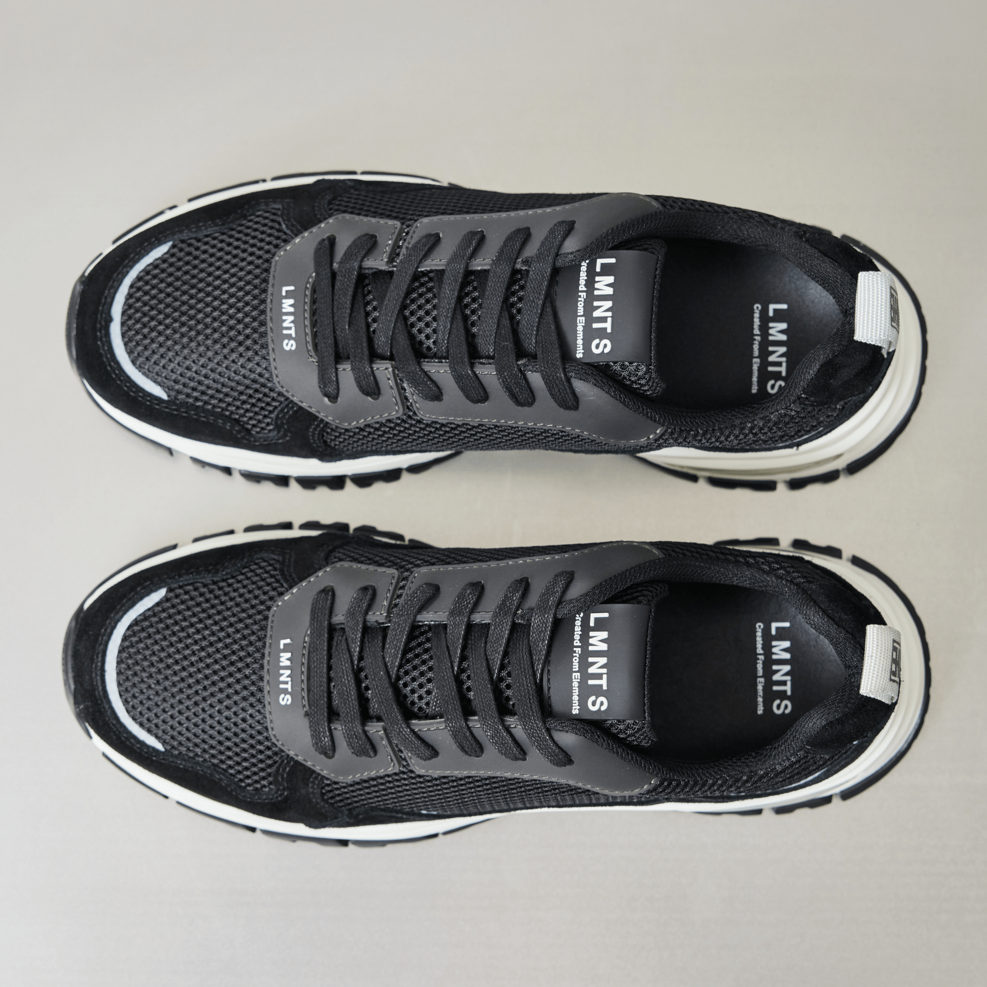 LMNTS Footwear Alpha Runner - Black / White