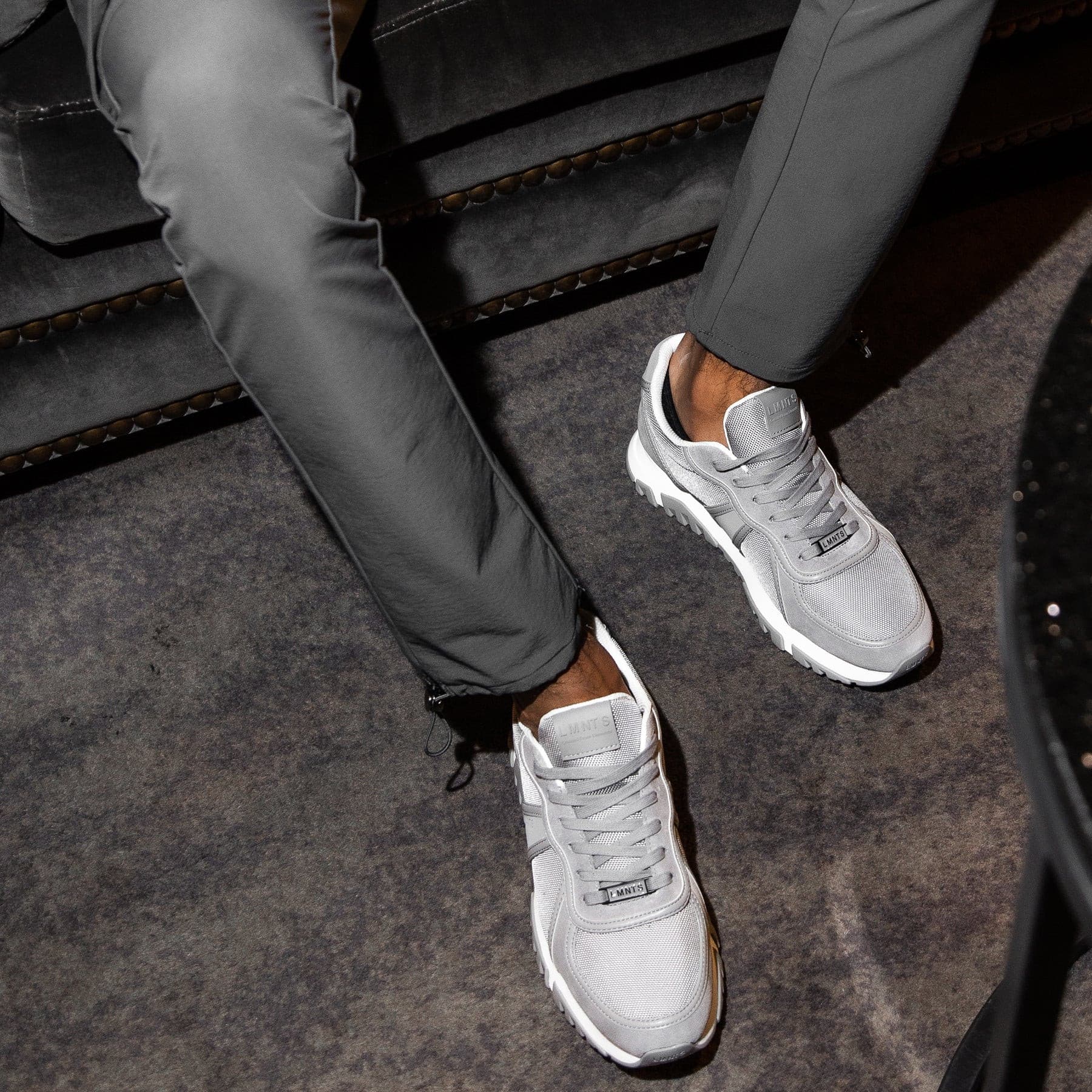 LMNTS Footwear Delta - Grey / White