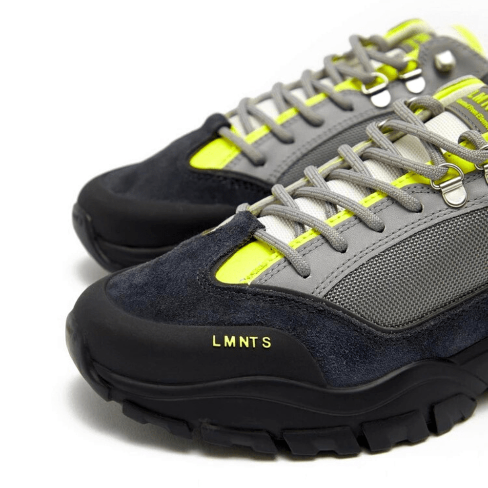 LMNTS Footwear Eiger - Dark Grey / Black / Neon Green